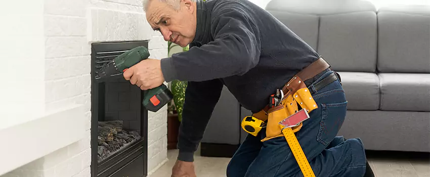 New Indoor Fireplace Installation in Bayonne, New Jersey