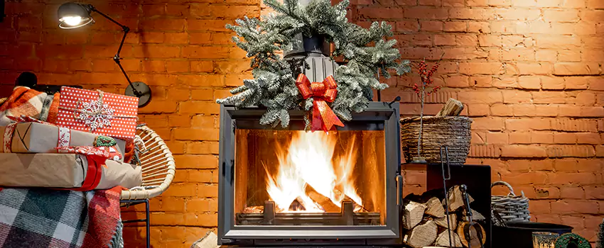Travis Industries Linear Gas Fireplace Installation in Bayonne, New Jersey
