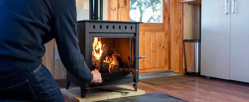 Open Hearth Wood Fireplace Installation in Bayonne, NJ