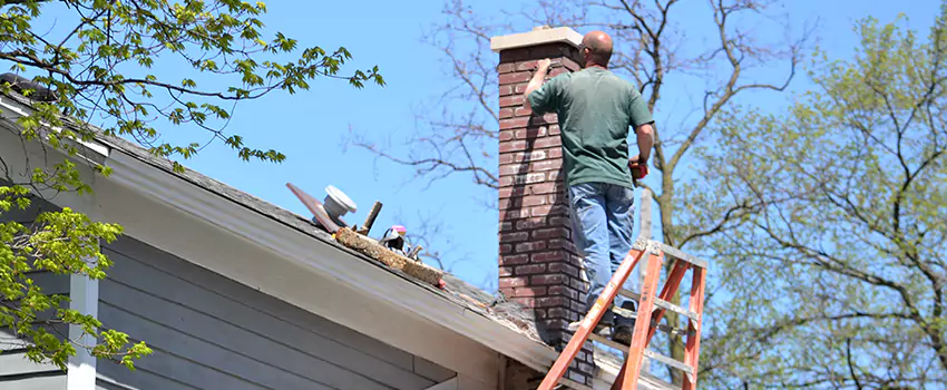 Vinyl and PVC Chimney Flashing Installation in Bayonne, NJ