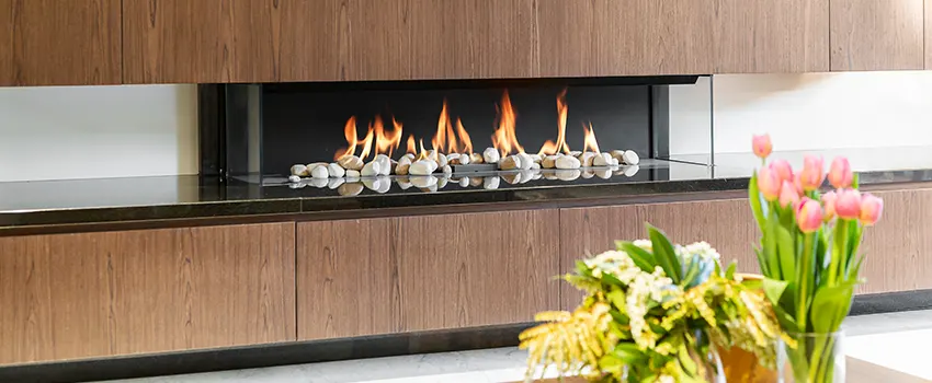 Double-height Fireplace Design Refurbishment in Bayonne, New Jersey