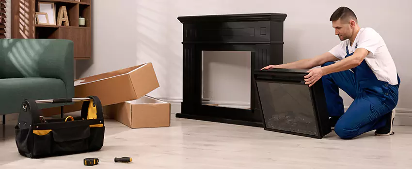 Old Rusted Metal Fireplace Repair And Replacement in Bayonne, NJ